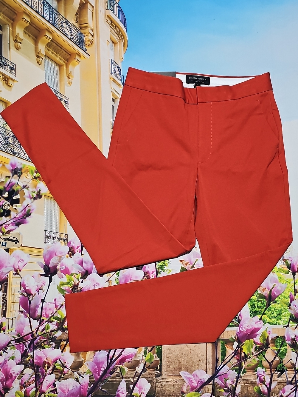 Banana Republic High Rise Slim Ankle Pants Size 0 NWT‎